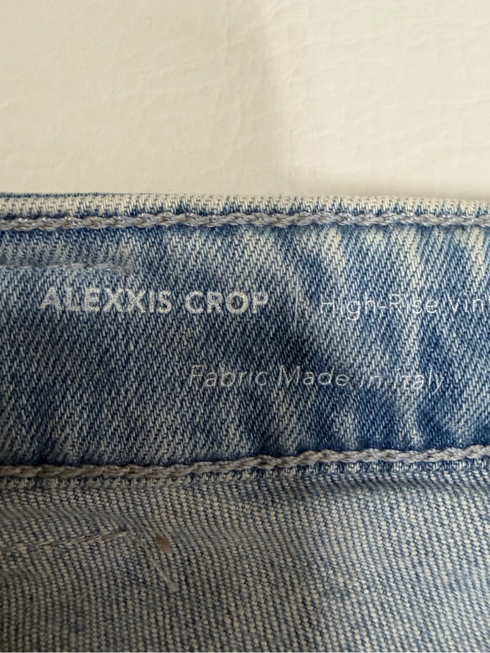 Ag Adriano Alexxis crop Goldschmied Light Blue Relaxed women’s Jeans Sz 29 NWT - Picture 5 of 10